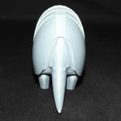 The Armor of Nature Sculpture - The Armadillo - Back
