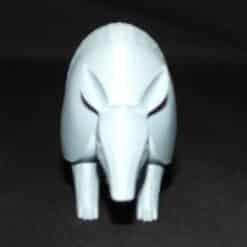 The Armor of Nature Sculpture - The Armadillo - Front