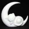 The Kitten and the Moon Minimalist Sculpture - Front