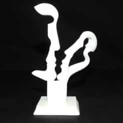 The Moment Before a Kiss Sculpture - Front