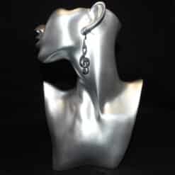 Treble Clef Matte PLA 3D Printed Earrings - Head