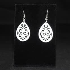 Ursula Abstract Matte PLA 3D Printed Earrings - Front