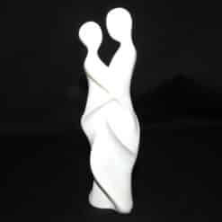 Abstract Intertwined Couple Sculpture - Back