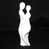 Abstract Intertwined Couple Sculpture - Front