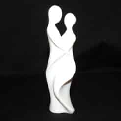 Abstract Intertwined Couple Sculpture - Front