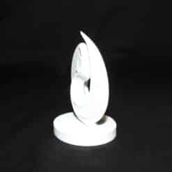 Abstract Life Flow Sculpture - Symbol of Vitality - Left