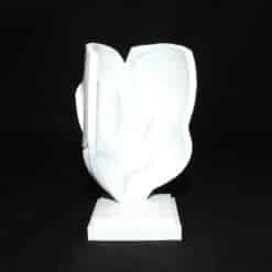 Abstract Serenity - The Modern Art Face Sculpture - Back