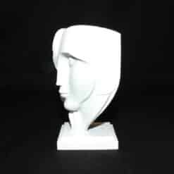 Abstract Serenity - The Modern Art Face Sculpture - Left