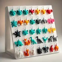 Animals 3D Printed Earrings