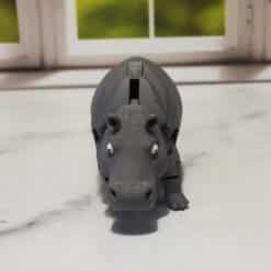 Articulated Toy Hippo - Front