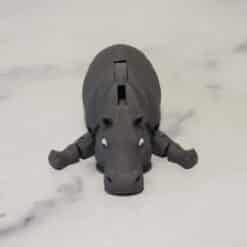 Articulated Toy Hippo - Top