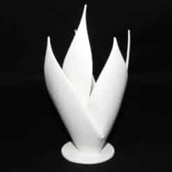 Ascendant Petals - A Minimalist Floral Masterpiece - Back