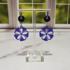 Blossom Breeze PLA 3D Printed Earrings - Back