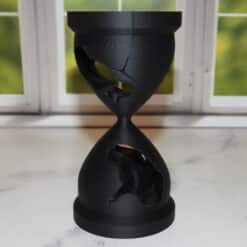 Broken Hourglass Minimalist Sculpture - Back