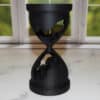 Broken Hourglass Minimalist Sculpture - Front