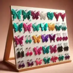 Butterflies 3D Printed Earrings