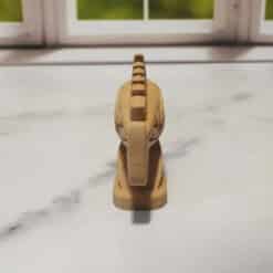 Carved Wood-Style Fish Sculpture - Back
