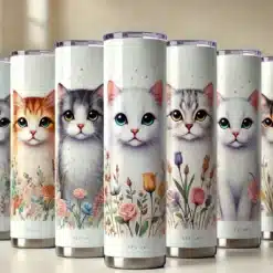 Cats Sublimation Tumblers