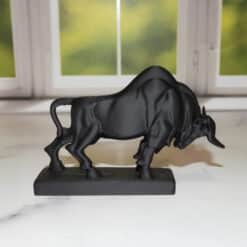 Charging Bull Sculpture - Right