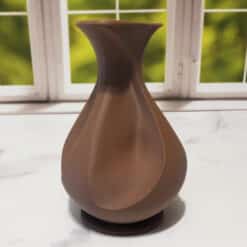 Contour Fold Vase - Back