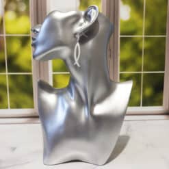 Fish Matte PLA 3D Printed Earrings - Head