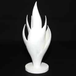 Flame Petals - A Blossoming Fire Sculpture - Back