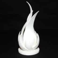 Flame Twist Spiraling Sculpture - Back