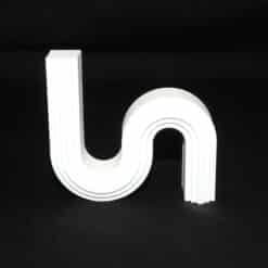 Flow Abstract Sculpture - Front