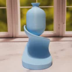 Flowing Elegance Cascade Vase - Front