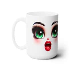 Funny Face Amazement 15oz Mug - Left