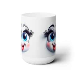 Funny Face Cheery Burst 15oz Mug - Front