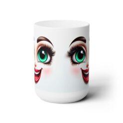 Funny Face Delighted Joy 15oz Mug - Front