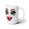 Funny Face Delighted Joy 15oz Mug - Right