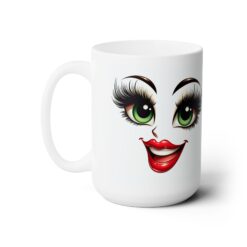 Funny Face Flirtatious Delight 15oz Mug - Left