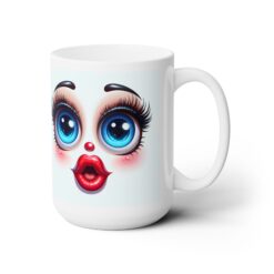 Funny Face Gasping Surprise 15oz Mug - Right