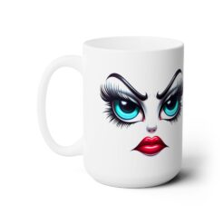 Funny Face Icy Contempt 15oz Mug - Left