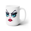 Funny Face Icy Contempt 15oz Mug - Right