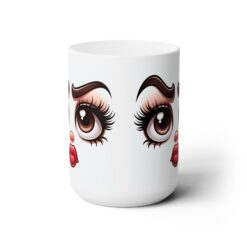 Funny Face Judgy Side-Eye 15oz Mug - Front