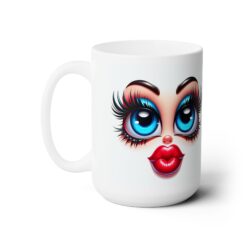Funny Face Kissy Flirtation 15oz Mug - Left