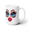 Funny Face Kissy Flirtation 15oz Mug - Right