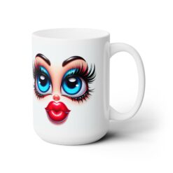 Funny Face Kissy Flirtation 15oz Mug - Right