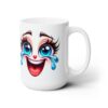 Funny Face Laughing to Tears 15oz Mug - Right