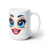 Funny Face Manic Enthusiasm 15oz Mug - Right