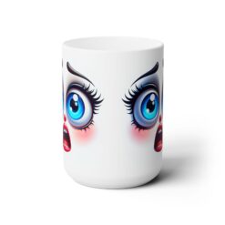 Funny Face Panic 15oz Mug - Front