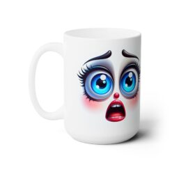 Funny Face Panic 15oz Mug - Left