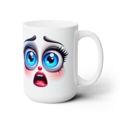 Funny Face Panic 15oz Mug - Right