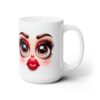 Funny Face Pouty Face 15oz Mug - Right
