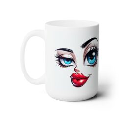 Funny Face Sly Confidence 15oz Mug - Left