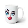 Funny Face Sly Confidence 15oz Mug - Right