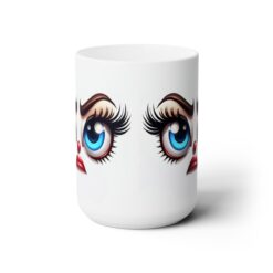 Funny Face Strong Displeasure 15oz Mug - Front